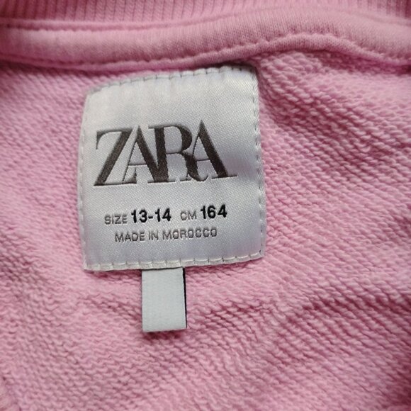 Pastel Pink Zara "Cherry Nice" Sweater - Picture 4 of 5
